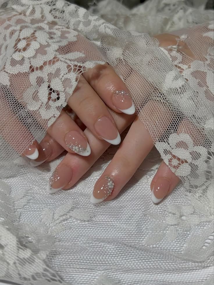 Handmade luxury press-on nails display desktop